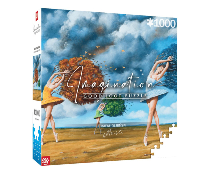 Gadżet dla gracza CENEGA Rafał Olbiński The Shape of Color Green Puzzle 1000